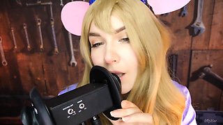 Gorgeous teen erotic ASMR video
