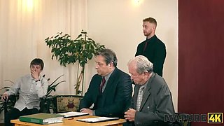 Mature MILF With Huge Natural Tits Cheats On Husband - Caught In Court Drama