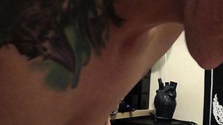 Cute amateur brunette naughty in solo jerking show on camera