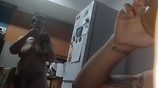 Red Lingerie I Suck Doggy and Ride