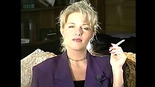 Megan sexy smoker