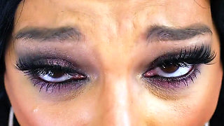 Mona Azar Gagging Blowjob Featuring Jonni Darkko