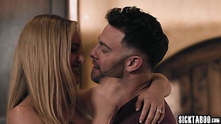 Steamy teenager came and fucks moms husband