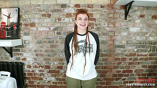 Emo Tattooed Teenager Bryla in Nude Video Casting Interview
