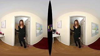 Come Inside - Redhead Babe Solo Striptease - Sexlikereal