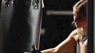 Box training ended in nude fights with nasty sluts