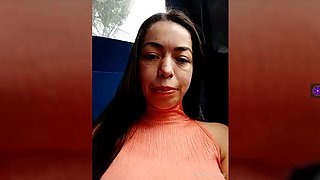 MV538FLSAH IN BUS IN SEXY DRESS
