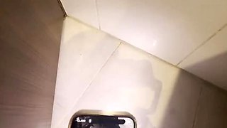 Hot Latina Neighbor Squirts in Bathroom - Secret Masturbation Fetish