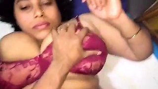 Voluptuous Indian wife spreads her sexy legs for a POV dick