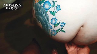 Perverted inked PAWG emotional adult clip