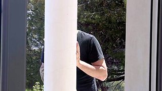 Mexicana blowjob with her big boobs