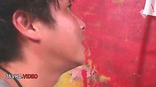 Amateur JAV Star Maria Sasaki Gives Kinky Passionate Blow Job Arousing Fantasy