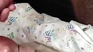 Stepmom Gets a Mouthful of Cum After My Dick Wank