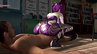Ziyan Bigtits Goddess in a 3D Paradise - 3D Animation