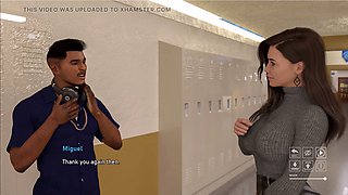 Riley gets caught up in wild fun after helping the janitor