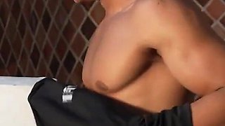 Cuckold BBC Husband Has Sex in the Bathroom with His Wife's Stepsister - Brandon Cruz & Luna Vitaler