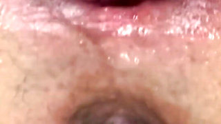 Anal Insertion Training with Glass Water Bottle. Best Gape Ever.