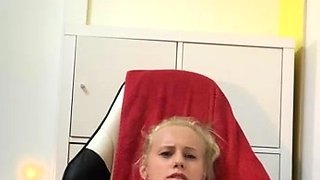 Hot Blonde Washes Car Toys Ass On Cam Big Boobs