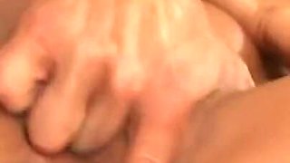 Threesome anal screw with two babes