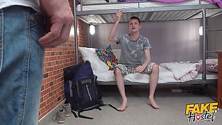 Fake hostel - college fellow fucks a guys bitchy cheating latin gf