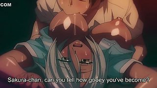 White Haired Girl With Big Tits Gets Fucked Doggy Style By Big Cock