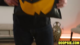 Steamy Asian eighteen years old nailed on Halloween