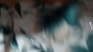Sexy girlfriend is bouncing on the land
