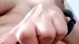 Handsome indian chick unwrapping naked on cam finger-banging vulva