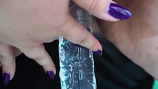 My Medium-sized Silicone Dildo and I in Hot Action