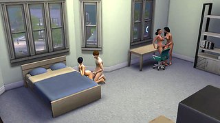 Sims 4 Bisexual family