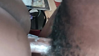 Big Ass Sis Getting Fucked Raw by African Male After Visiting Him at His Home