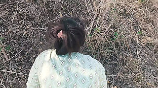 Desi Village Girl Fucked Hard in Jungle - Outdoor Sex with Tight Pussy (Hindi Audio)