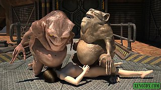 Filthy Goblin Wad. Sci-Fi THREE DIMENSIONAL porno