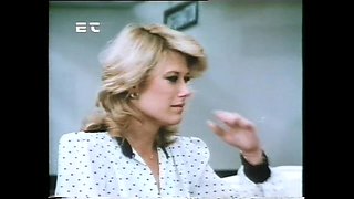Sexy MILF Secretary with Nice Tits and Hairy Pussy Fucked and Cummed on Ass by Vintage Cock