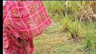 Desi Bhabhi Outdoor Blowjob and Doggy Style Sex with Young Boyfriend