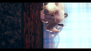 Ladybug Hentai 3D - Cunnilingus and Fucked Through the Wall by Cat Noir in a Park - Japanese Asian Manga Anime Game Porn