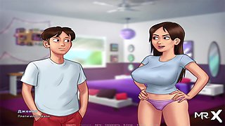 Summertime saga - Jerk off a Little on Bed E1 # 77