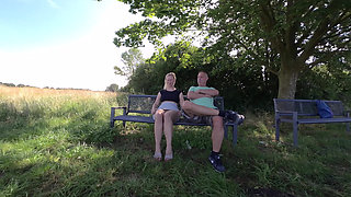 Horny Blonde Gets Fucked Publicly by the Stranger!