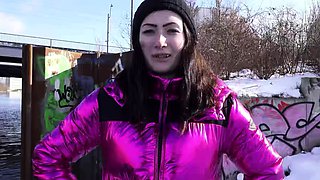 GERMAN SCOUT - Small Tits Girl Pick Up for Casting Fuck