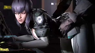 ghost in the shell motoko hot fuck compilation