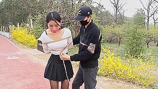Chinese Girl Public Bondage