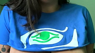 Leann amateur beautiful brunette with big boobs