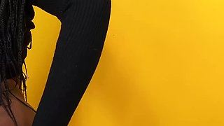 My Butt Hole Is so Tight! Putting a Gape in My Brown Booty Sphincter, Aggressive Fingering and Wink Half Naked with Panties Down