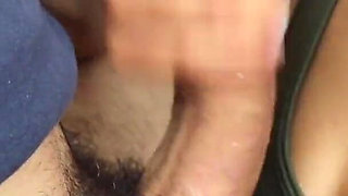 A129 Throbbin oral creampie