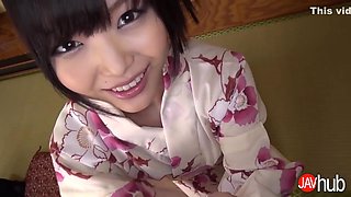 Sucks A Cock In A Kimono - Megumi Shino And Aoi Shino