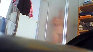 Stepmom 41 spied in shower (hairy cunt)