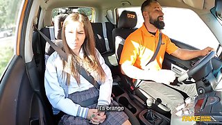 Italian Dark Haired Lady Viks Angel Driving Blowjob