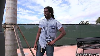 White pornstar loves black dick