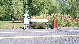 Relax on the Bench(discreet Masturbation)