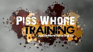 Punished lesbo piss whores pissing on floor
